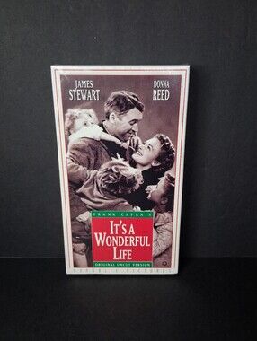 It's A Wonderful Life VHS Original Uncut Version New Sealed